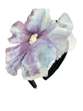 Dolce Gabbana Rare Runway Silk Floral Headband